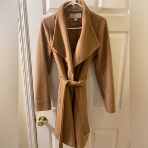 Michael Kors wool wrap coat